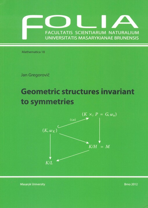Geometric structures invariant to symmetries