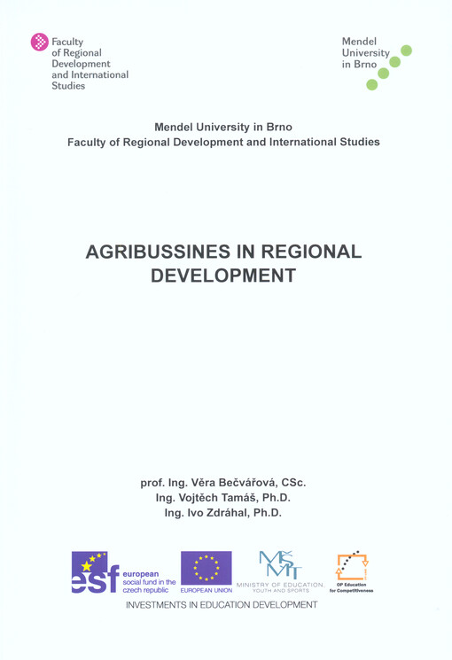 Agribussines in regional development