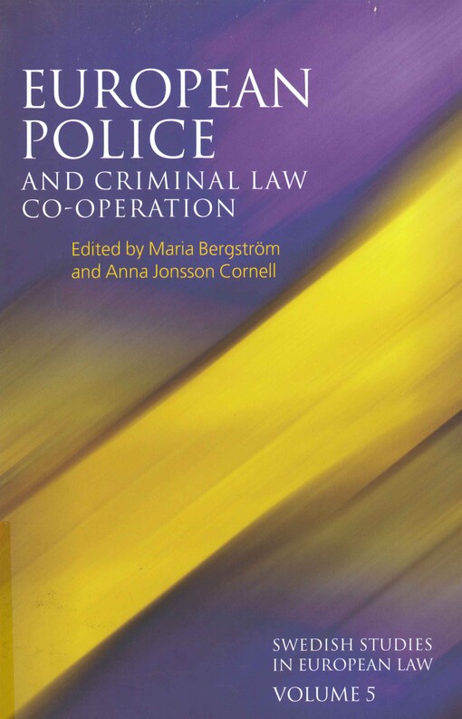 European police and criminal law co-operation