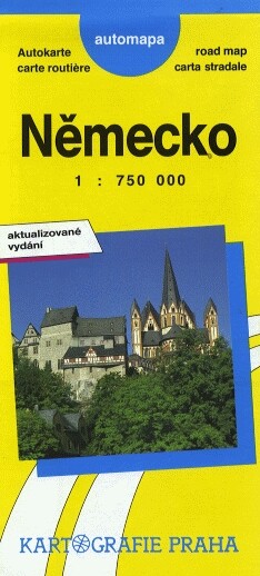Německo automapa 1:750 000 : aktualizované vydání 1995/96