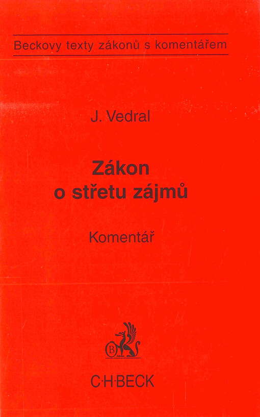 Zákon o střetu zájmů: komentář