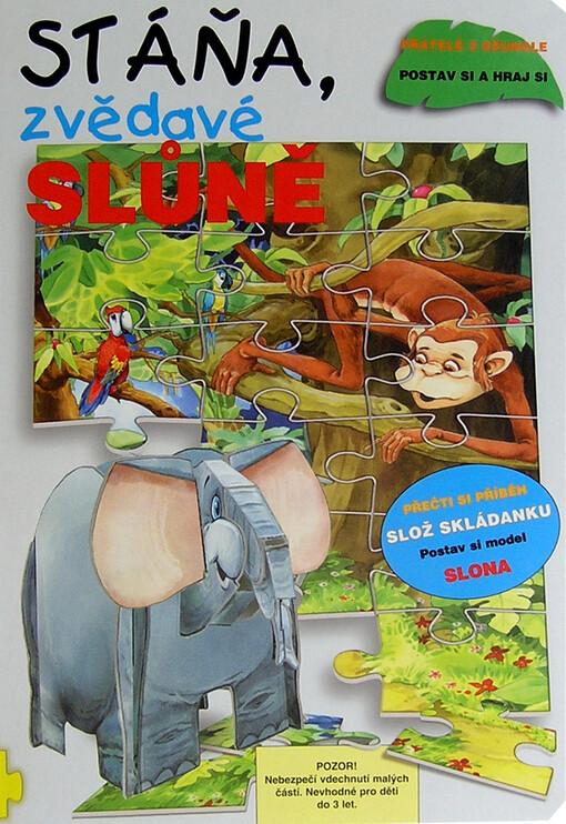 Stáňa, zvědavé slůně : přečti si příběh, slož skládanku, postav si model slona