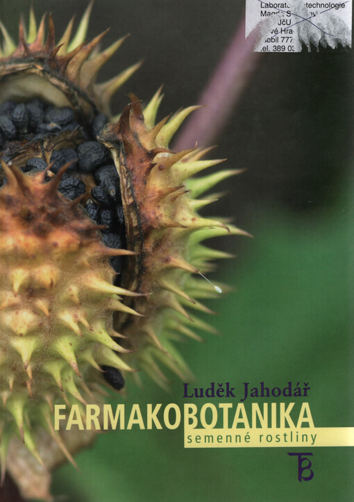 Farmakobotanika : semenné rostliny, Vyd. 1.