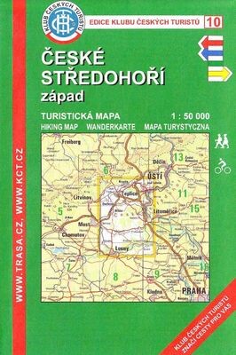 České středohoří - západturistická mapa 1:50 000