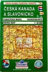 Česká Kanada a Slavonicko turistická mapa 1:50 000