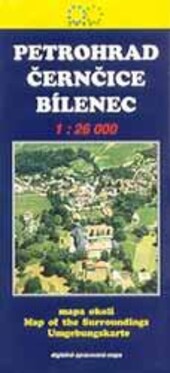 Petrohrad, Černčice, Bílenec mapa okolí 1:26^000