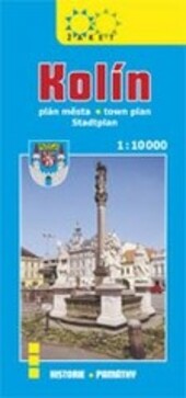 Kolín plán města 1:10 000