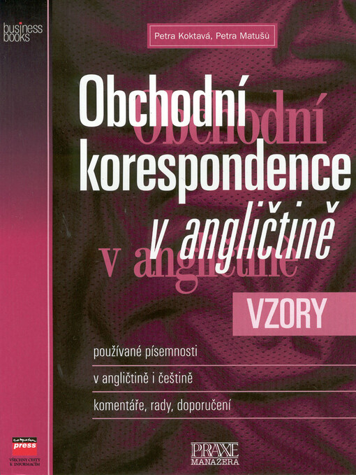 Obchodní korespondence v angličtině : vzory