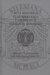 Acta historica et museologica Universitatis Silesianae Opaviensis