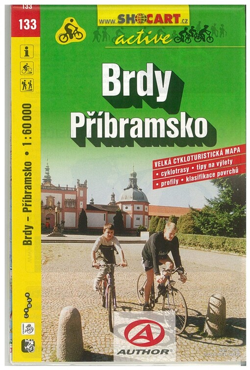 Brdy Příbramsko : velká cykloturistická mapa 1:75 000