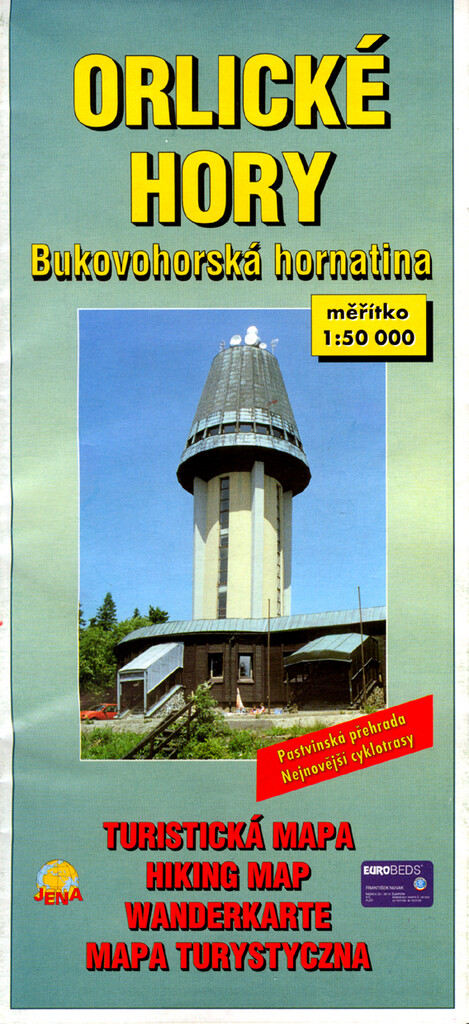 Orlické hory Bukovohorská hornatina : turistická mapa 1:50^000 : Pastvinská přehrada : nejnovější cyklotrasy