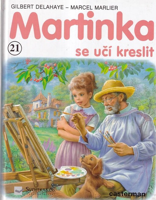 Martinka se učí kreslit