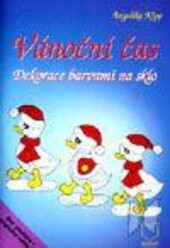 Vánoční čas : dekorace barvami na sklo