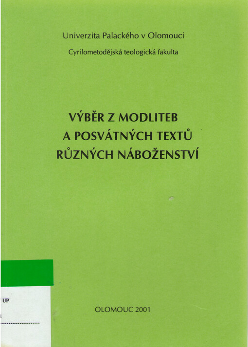 Výběr z modliteb a posvátných textů různých náboženství