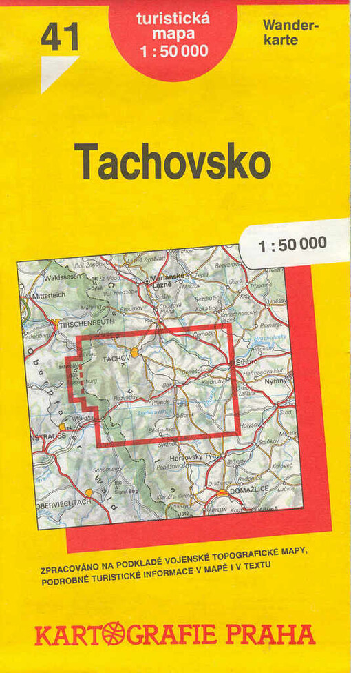 Tachovskoturistická mapa 1:50^000