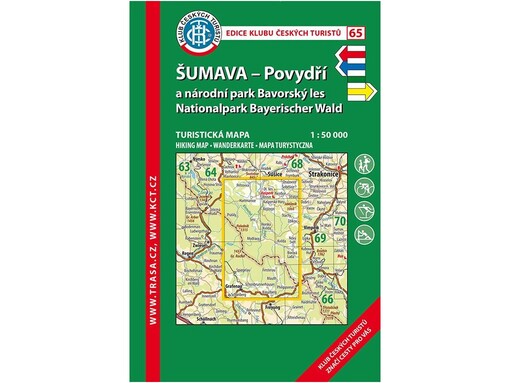 Šumava Povydří : Nationalpark Bayerischer Wald = Národní park Bavorský les : turistická mapa 1:50 000