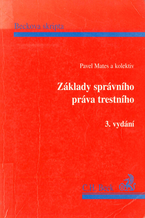 Základy správního práva trestního