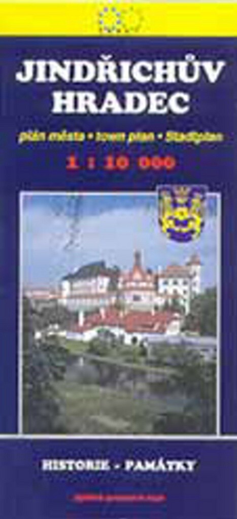 Jindřichův Hradec plán města 1:10^000 : historie - památky : digitálně zpracovaná mapa