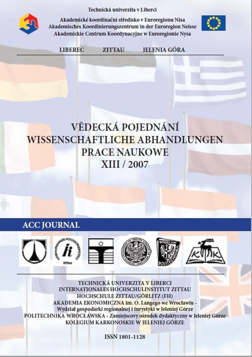 Vědecká pojednání = Wissenschaftliche Abhandlungen = Prace naukowe