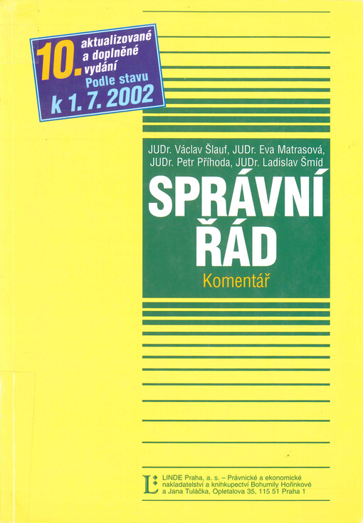Správní řád : komentář