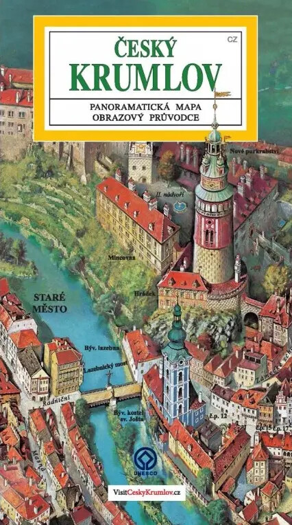 Český Krumlovpanoramatická mapa : průvodce