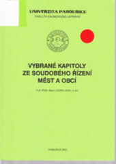 Vybrané kapitoly ze soudobého řízení měst a obcí