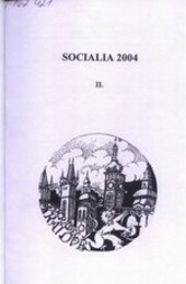 Socialia ... :sborník příspěvků z mezinárodní konference konané v Hradci Králové ...