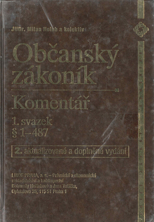 Občanský zákoník: komentář : podle stavu k 1.3.2003