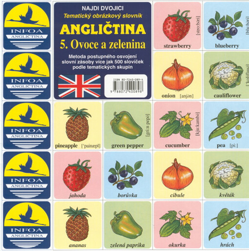 Angličtina :tematický obrázkový slovník : najdi dvojici, 5. díl