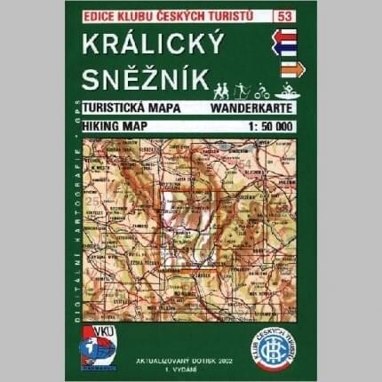 Králický Sněžník turistická mapa : 1:50^000