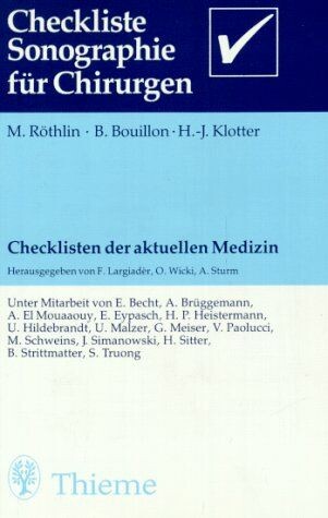 Checkliste Sonographie für Chirurgen