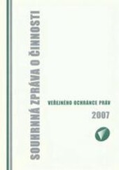 Souhrnná zpráva o činnosti veřejného ochránce práv