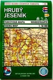 Hrubý Jeseník turistická mapa 1:50^000 : novinky od roku 2000, barevná zadní strana, kilometráž : digitální kartografie - GPS