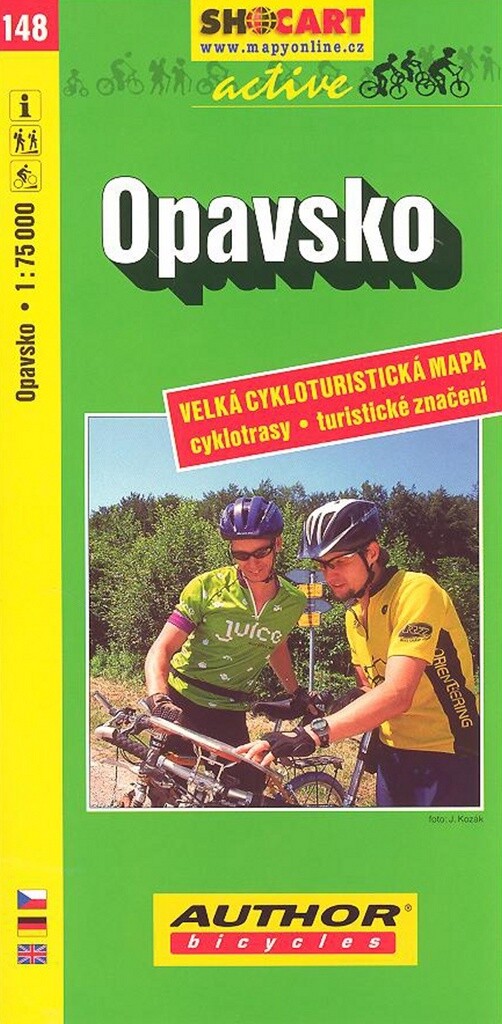 Opavsko velká cykloturistická mapa : cyklotrasy, turistické značení