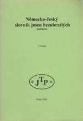 Německo-český slovník jmen bezobratlých