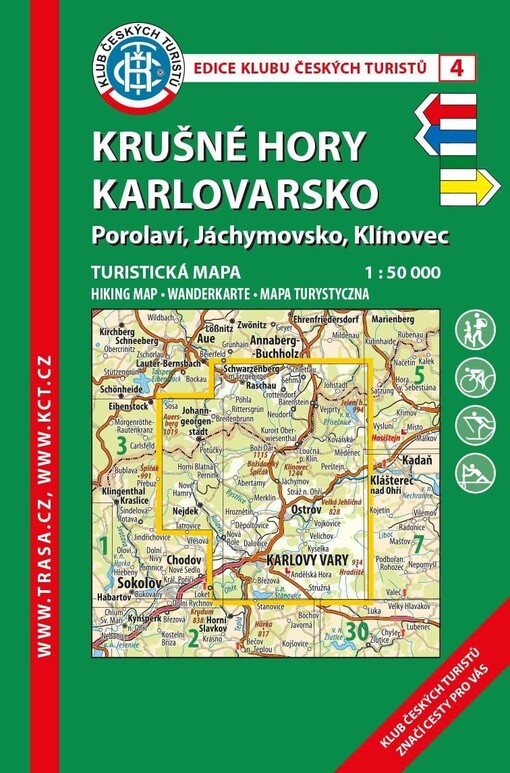 Krušné hory - východturistická mapa 1:50^000 : GPS compatible