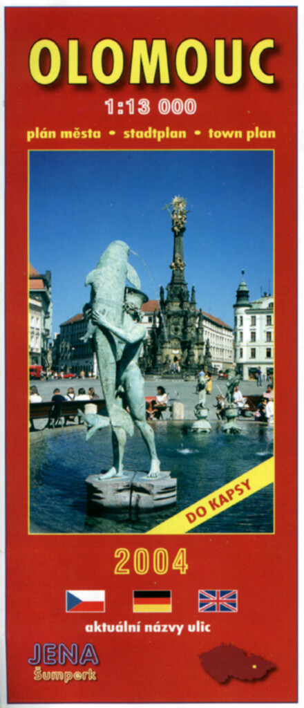 Olomouc do kapsy plán města 1:13^000 : 2004 - aktuální názvy ulic