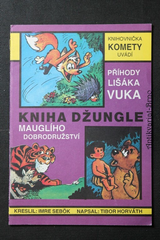 Kniha džungle :Mauglího dobrodružství : příhody lišáka Vuka : [obrázkový příběh]