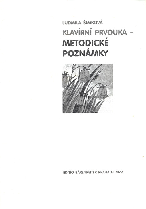 Klavírní prvouka metodické poznámky