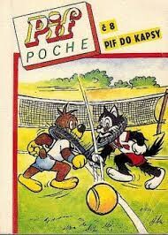Pif do kapsy =Pif Poche.Č. 8,Tenisté
