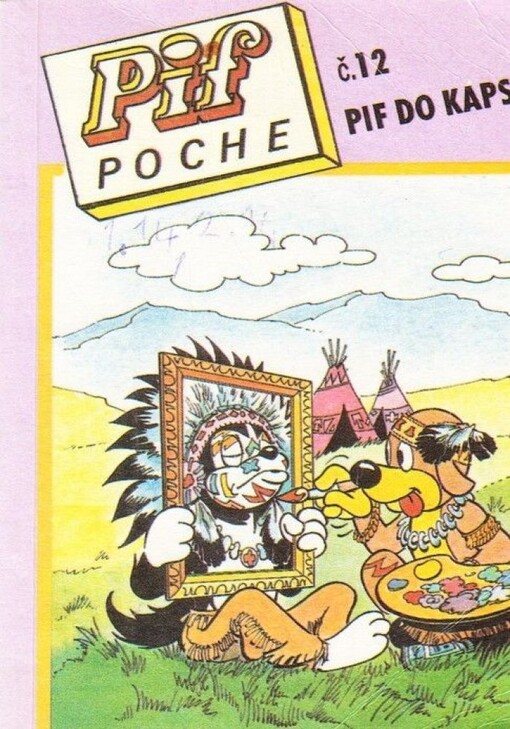 Pif do kapsy =Pif Poche.Č. 12,Indiáni