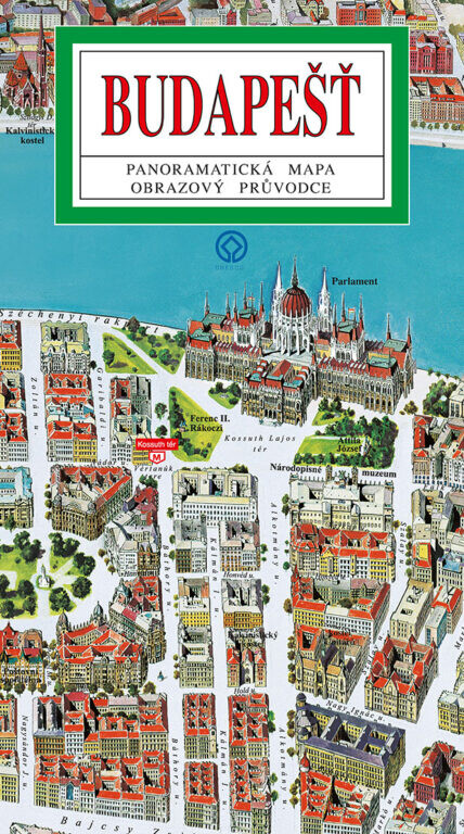 Budapešť panoramatická mapa : obrazový průvodce