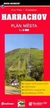 Harrachov plán města 1:8 000 : mapa čísel popisných; cyklotrasy; lyžařská magistrála