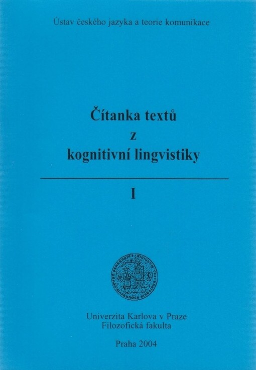 Čítanka textů z kognitivní lingvistiky