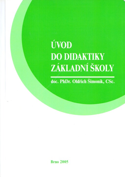 Úvod do didaktiky základní školy