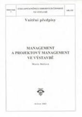 Management a projektový management ve výstavbě