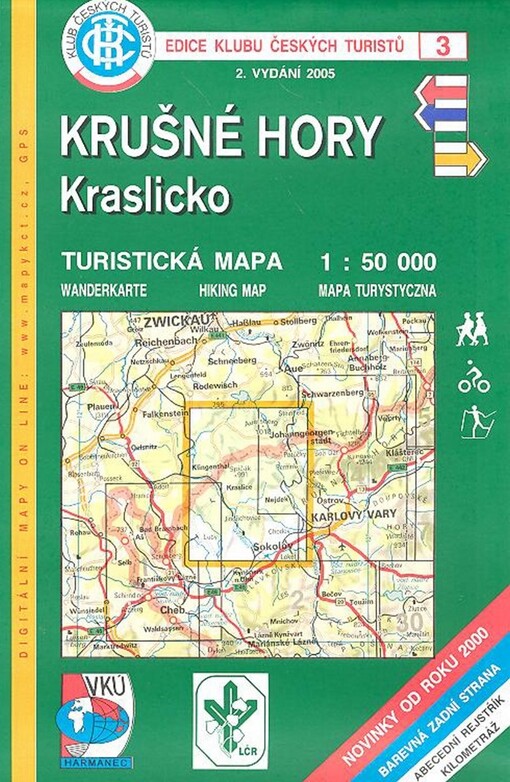 Krušné hory Kraslicko : turistická mapa