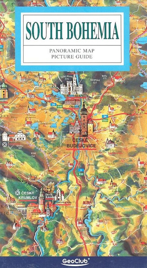 South Bohemiapanoramic map : picture guide