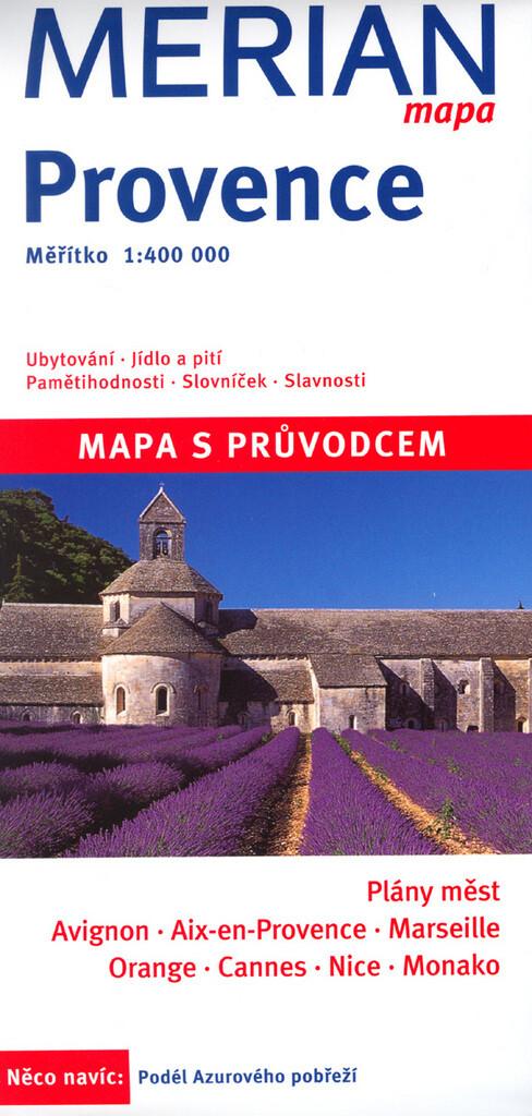 Provence mapa s průvodcem