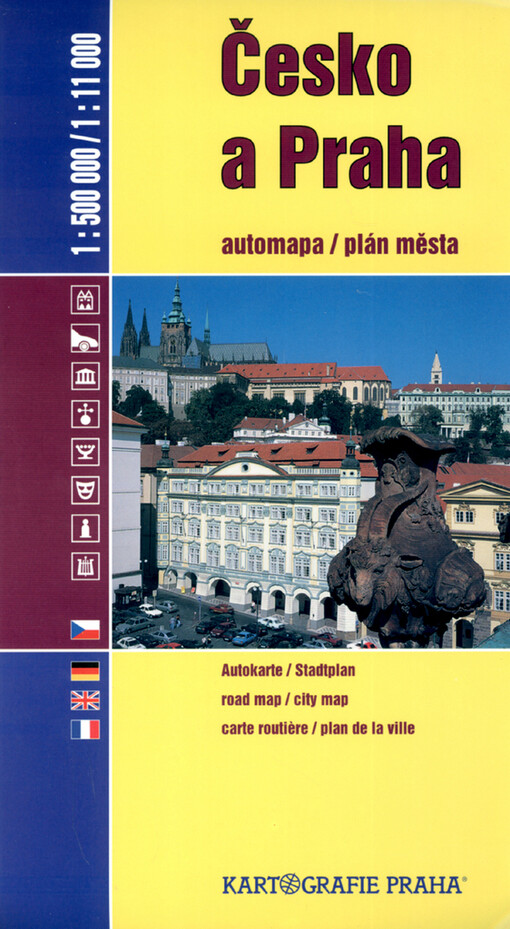 Česká republikaautomapa 1:500^000 ; Praha : plán města 1:11^000
